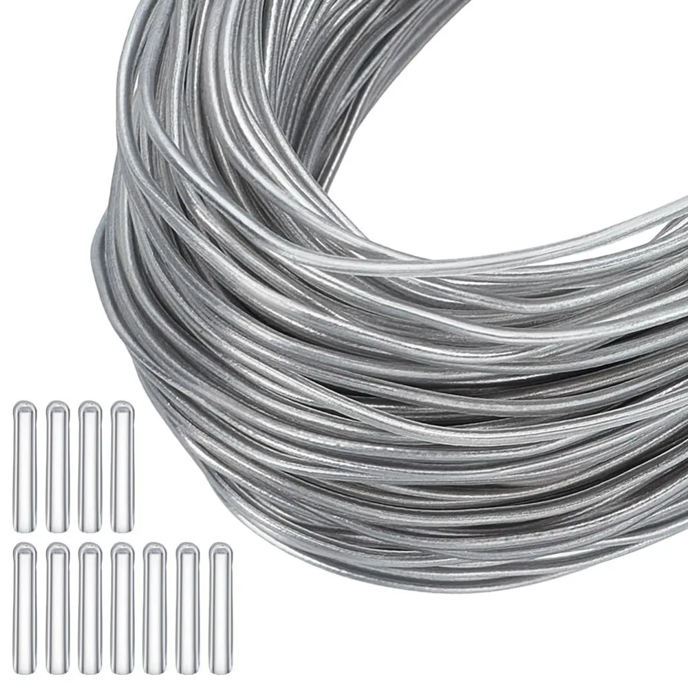 98Feet Clear PVC Plastic Coated Aluminum Wire 16 Gauge Jewelry Craft Wire Aluminum Wire for Engraving Jewelry Hat
98Feet Clear PVC Plastic Coated Aluminum Wire 16 Gauge Jewelry Craft Wire Aluminum Wire for Engraving Jewelry Hat
