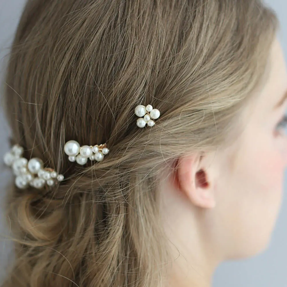 5Pcs Pearl Bridal Hair Comb Hairpins Set Elegant Headdress for Bride Wedding Party Prom Accessories Bridal Headdress
5Pcs Pearl Bridal Hair Comb Hairpins Set Elegant Headdress for Bride Wedding Party Prom Accessories Bridal Headdress