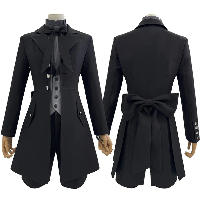 Anime Ciel Phantomhive Cosplay Costume Black Coat Shorts Shirt Vest Animation Convention Halloween Christmas3;b,6/k'5;
Anime Ciel Phantomhive Cosplay Costume Black Coat Shorts Shirt Vest Animation Convention Halloween Christmas3;b,6/k'5;