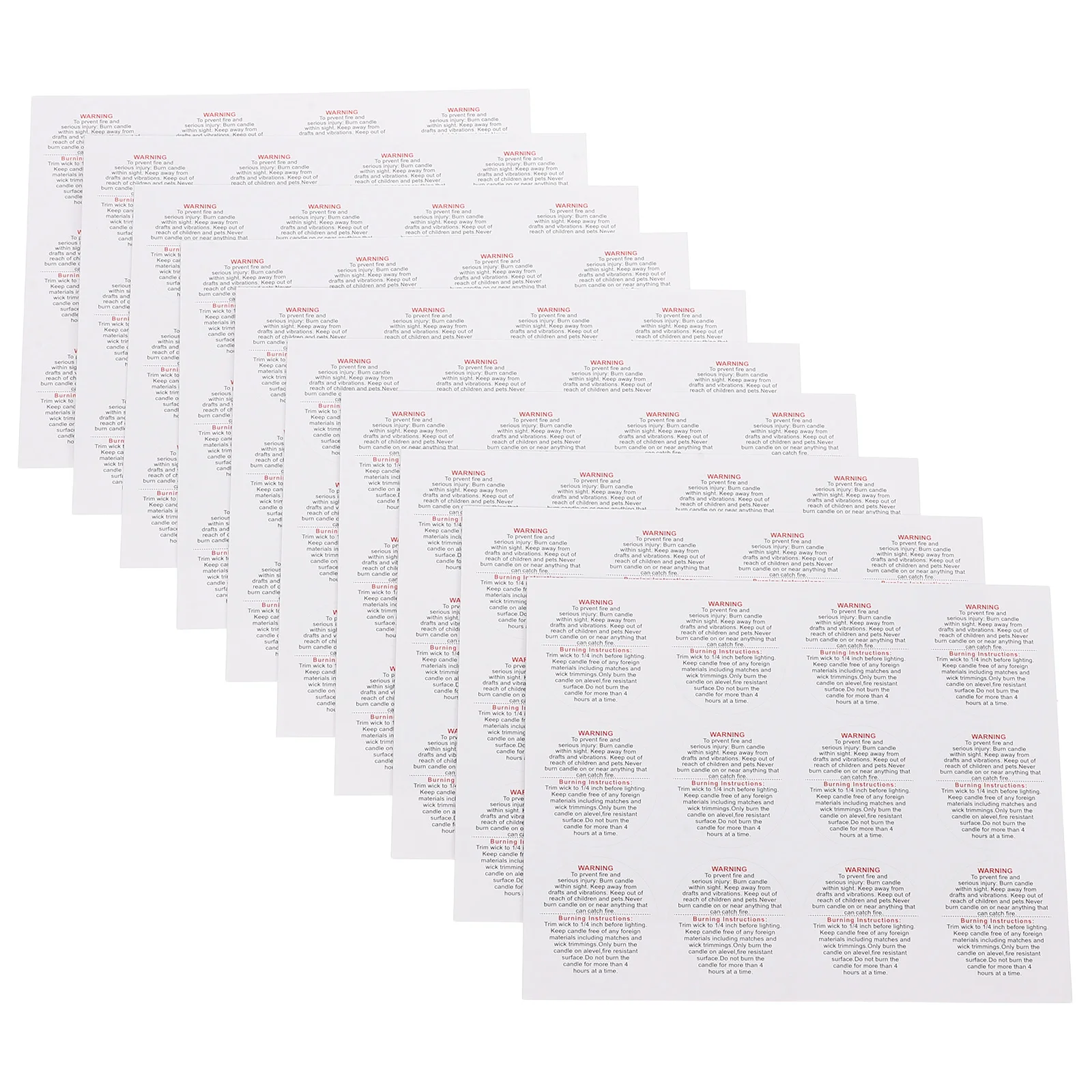 10 Sheets High Temperature Warning Labels Heat Resistant Safety Signs Jars Coated Paper Stickers Aromatherapy C
10 Sheets High Temperature Warning Labels Heat Resistant Safety Signs Jars Coated Paper Stickers Aromatherapy C