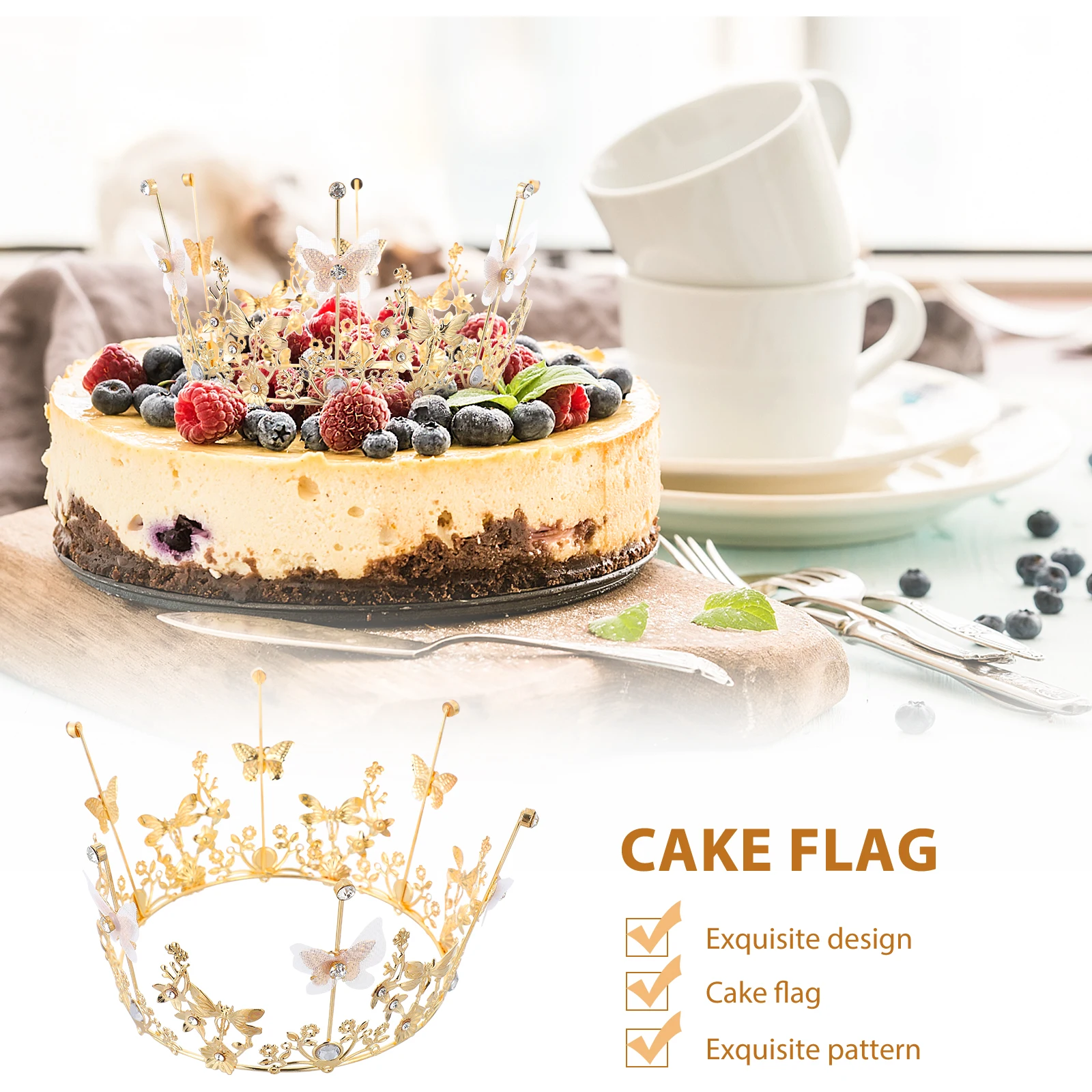 1Pcs Cake Crown Decor Birthday Accessory Wedding Bridal Headdress Queen Crown Adornment Female Gift Celebration
1Pcs Cake Crown Decor Birthday Accessory Wedding Bridal Headdress Queen Crown Adornment Female Gift Celebration