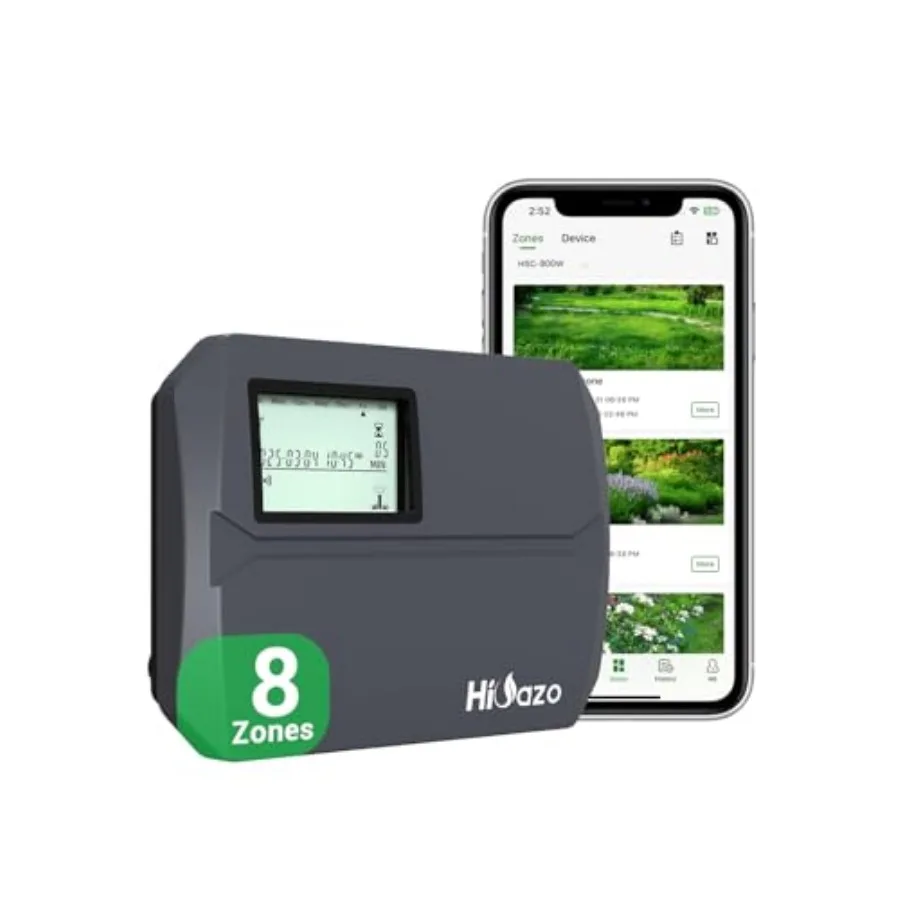 Smart Sprinkler Controller WiFi Irrigation Controller Indoor with Automatic Weather-Based Watering 2025 New Version
Smart Sprinkler Controller WiFi Irrigation Controller Indoor with Automatic Weather-Based Watering 2025 New Version