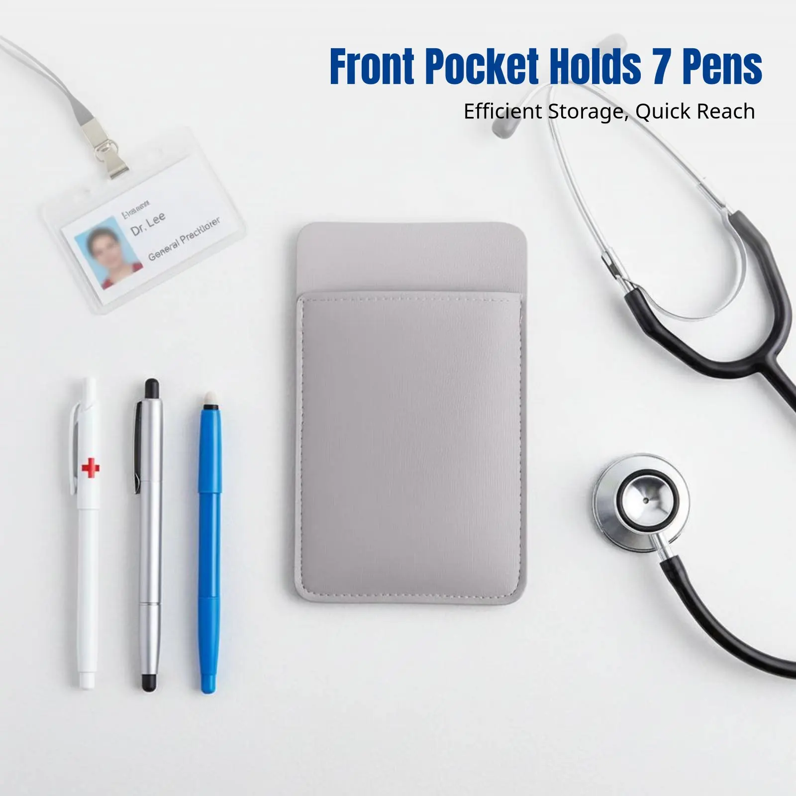 Upgraded Large Capacity Leather Medical Pen Holder, Chest Fastener, Anti-Leak, Professional Organizer for Nurses and Doctors
Upgraded Large Capacity Leather Medical Pen Holder, Chest Fastener, Anti-Leak, Professional Organizer for Nurses and Doctors