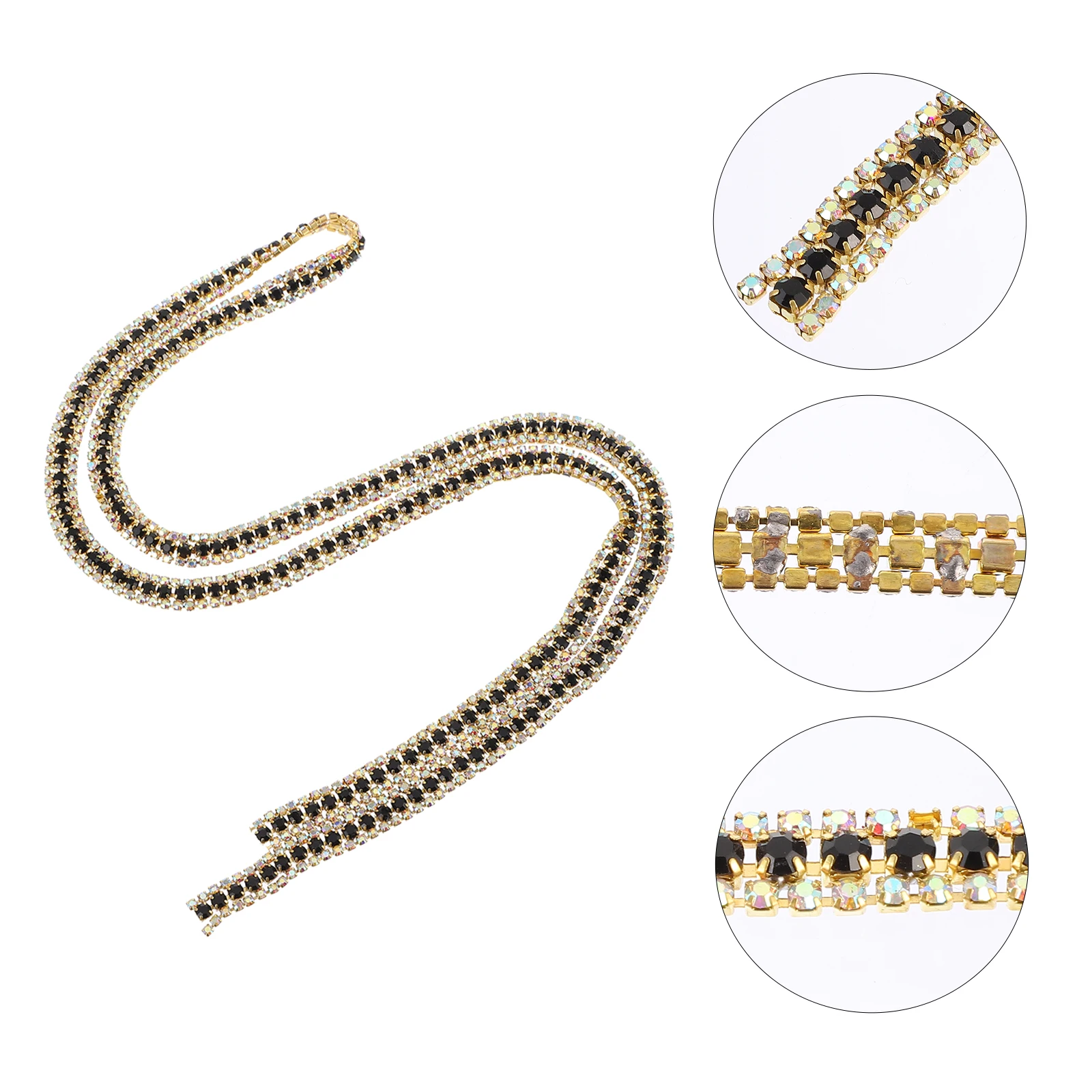 Rhinestone Chain Claw Glitter Trim Ribbon Fringe Applique Clothes Wrapping DIY Shiny Rhinestones High Quality Glass Material
Rhinestone Chain Claw Glitter Trim Ribbon Fringe Applique Clothes Wrapping DIY Shiny Rhinestones High Quality Glass Material