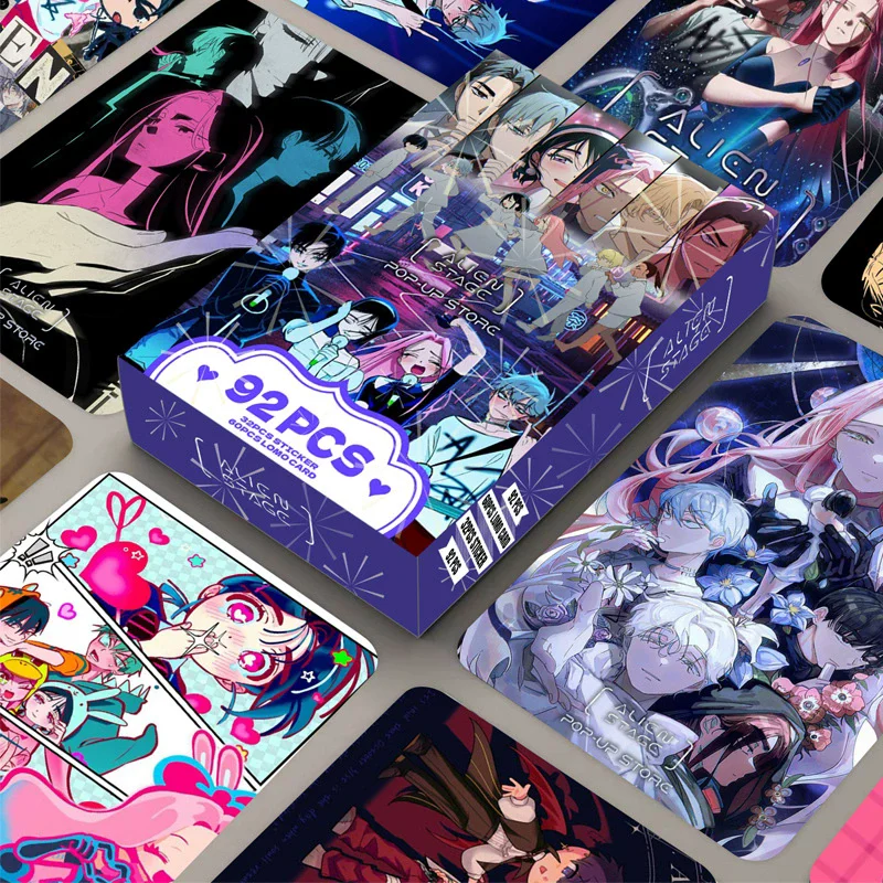 92PCS Korean Manhwa Alien Stage Photo Cards Set 60PCS LOMO Cards + 32PCS Mini Stickers Anime Collectible Cards for Fans
92PCS Korean Manhwa Alien Stage Photo Cards Set 60PCS LOMO Cards + 32PCS Mini Stickers Anime Collectible Cards for Fans