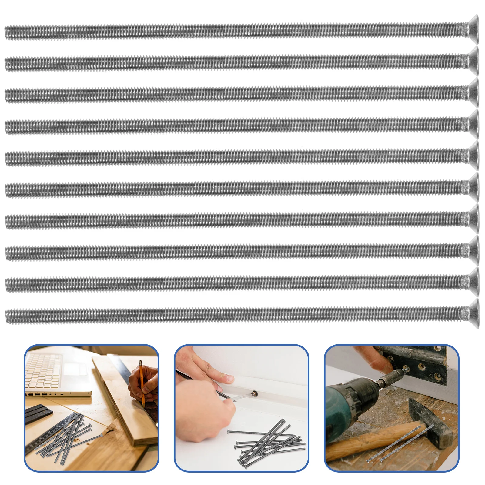 10pcs Extended Wall Plate Screws Stainless Steel Long Outlet Cover Self Tapping Adjustable Durable Fixing Fasteners For 
10pcs Extended Wall Plate Screws Stainless Steel Long Outlet Cover Self Tapping Adjustable Durable Fixing Fasteners For
