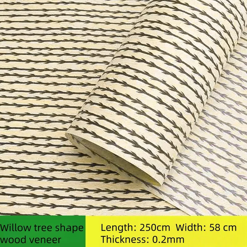 Wall cabinet veneer Willow Stripe Veneer Sheet for Tabletop Decoration - Home Furniture Surface Upgrade Laminate
Wall cabinet veneer Willow Stripe Veneer Sheet for Tabletop Decoration - Home Furniture Surface Upgrade Laminate