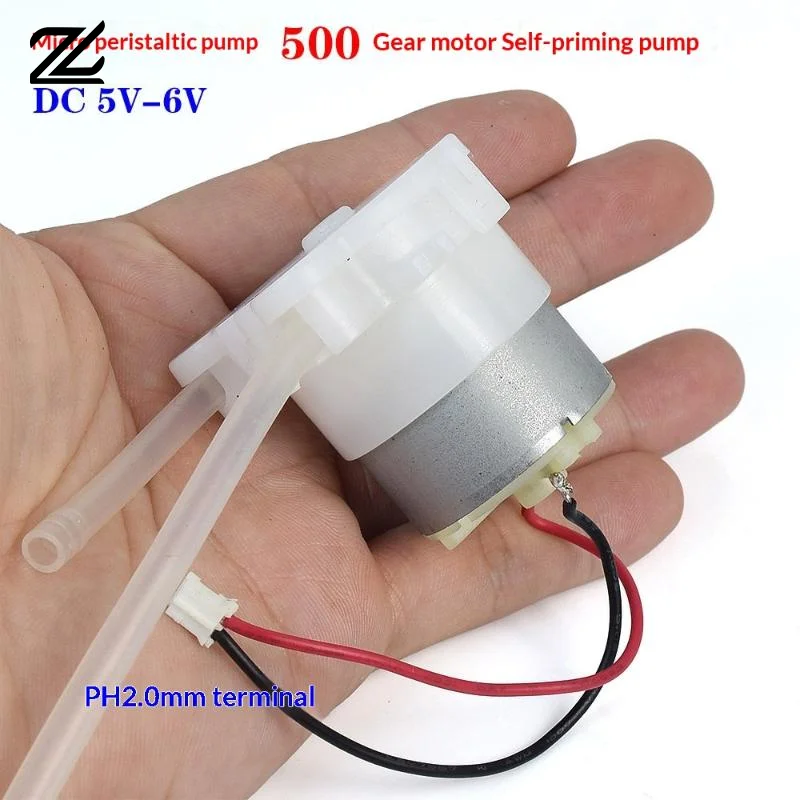 1Pcs DC 5V 6V 500 Metal Brush Geared Motor Micro Peristaltic Pump Dosing Liquid Water Squeeze Pump For Lab Ink Sampling Pump
1Pcs DC 5V 6V 500 Metal Brush Geared Motor Micro Peristaltic Pump Dosing Liquid Water Squeeze Pump For Lab Ink Sampling Pump