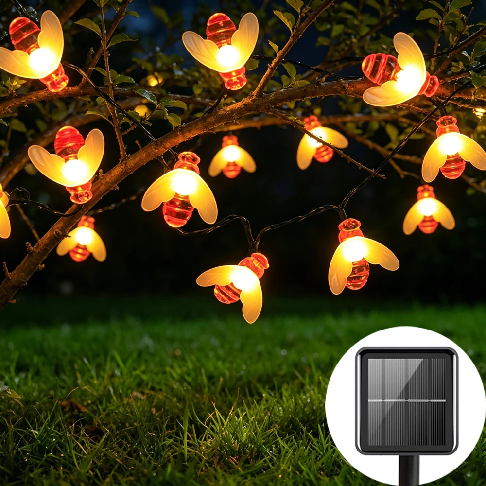 Solar Bee Lights Waterproof Outdoor Garden Decorative Lawn Lights for Yard Patio Pathway Wedding Birthday Decoration
Solar Bee Lights Waterproof Outdoor Garden Decorative Lawn Lights for Yard Patio Pathway Wedding Birthday Decoration