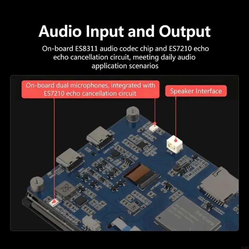 ESP32 P4 WIFI6 Microcontroller Board With 5inch Capacitive Touchable Screen And Multiple GPIO Interfaces
ESP32 P4 WIFI6 Microcontroller Board With 5inch Capacitive Touchable Screen And Multiple GPIO Interfaces