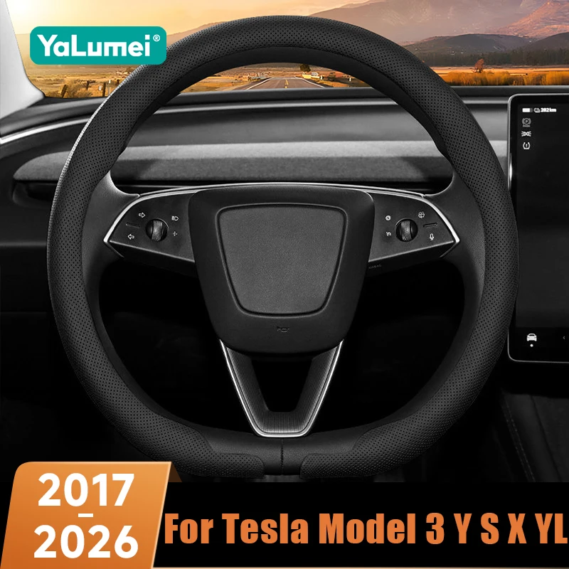 For Tesla Model 3 Y S X YL 2017 2018 2019 2020 2021 2022 2023 2024 2025 2026 Full Wrap Car Steering Wheel Case Anti-slip Cover
For Tesla Model 3 Y S X YL 2017 2018 2019 2020 2021 2022 2023 2024 2025 2026 Full Wrap Car Steering Wheel Case Anti-slip Cover