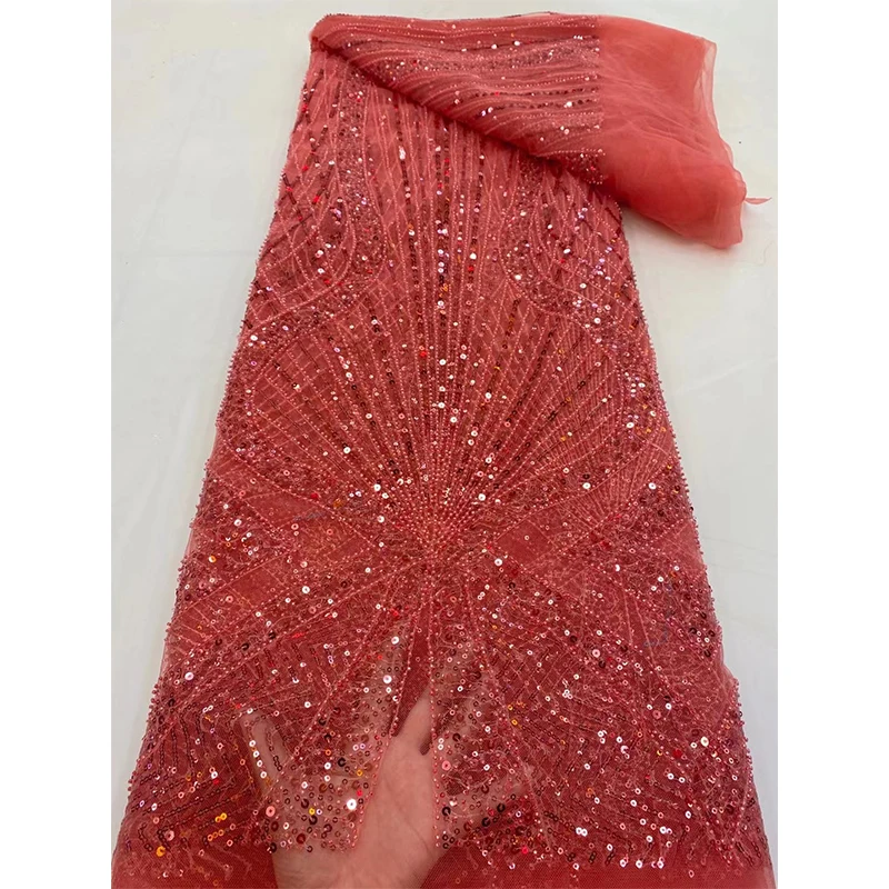 Latest Gorgeous Gold African Handmade Beads Laces Fabrics Luxury Nigerian Sequins Mesh Lace Fabric For Party Dress 3283 
Latest Gorgeous Gold African Handmade Beads Laces Fabrics Luxury Nigerian Sequins Mesh Lace Fabric For Party Dress 3283