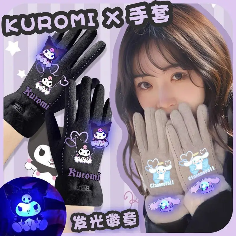 Kawaii Sanrio Hello Kitty Gloves Kuromi My Melody Coldproof Winter Finger Gloves Plush Thickened Warm Children and Toddler Gifts
Kawaii Sanrio Hello Kitty Gloves Kuromi My Melody Coldproof Winter Finger Gloves Plush Thickened Warm Children and Toddler Gifts