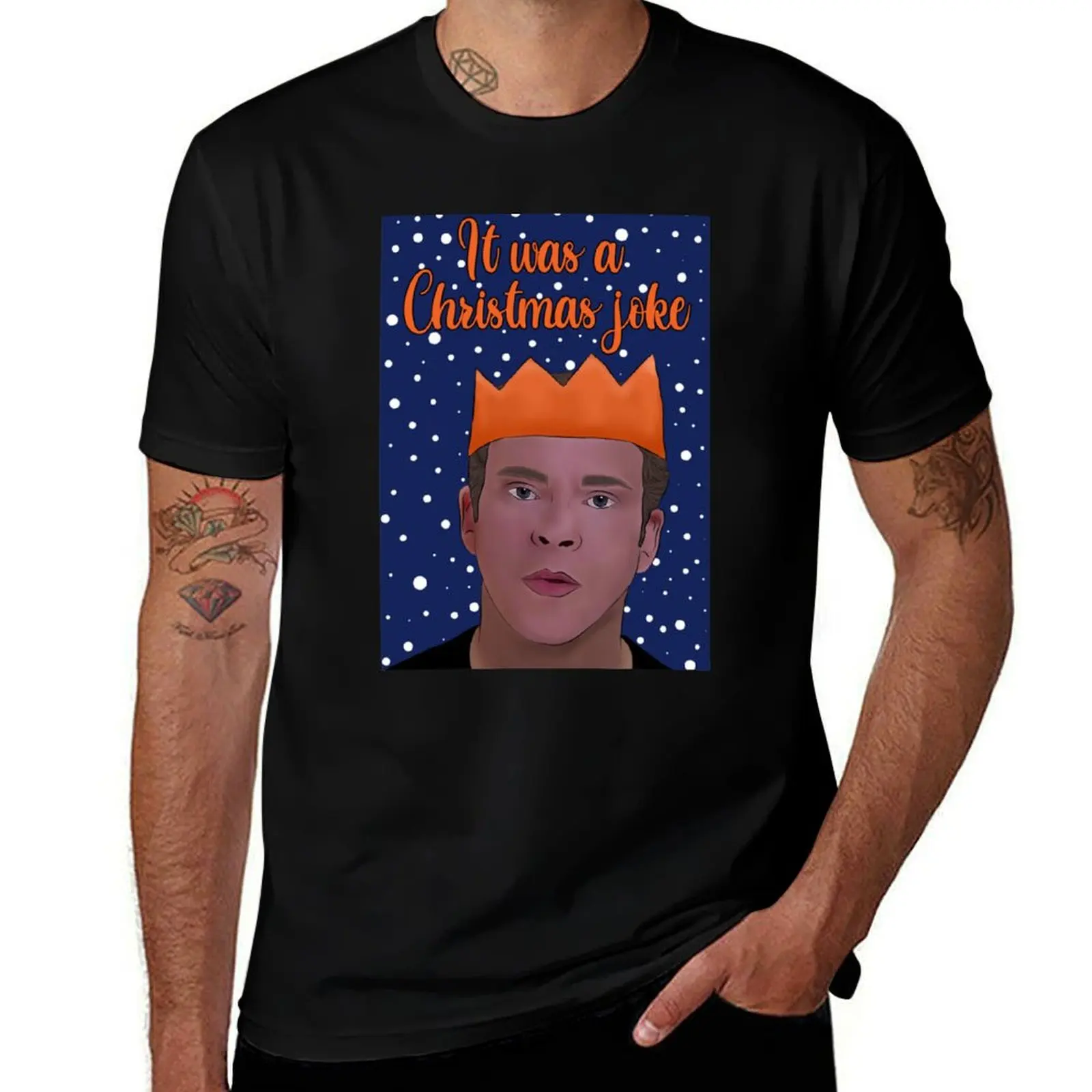 It was a Christmas Joke_quot_ Jez Peep Show Card T-Shirt oversized clothes funny costumes mens t shirts pack
It was a Christmas Joke_quot_ Jez Peep Show Card T-Shirt oversized clothes funny costumes mens t shirts pack
