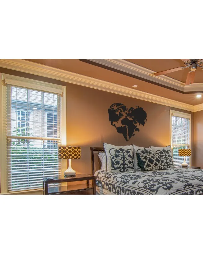Heart World Heart Shaped World Map Wall Art Map- Black Wall Décor,Living Room, Bedroom, kitchen, Bathroom Interior Decoration,
Heart World Heart Shaped World Map Wall Art Map- Black Wall Décor,Living Room, Bedroom, kitchen, Bathroom Interior Decoration,