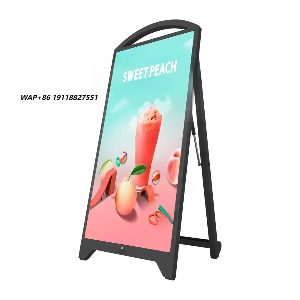 Wholesale Outdoor Battery Powered Digital Signage Kiosk Wheels Portable Charging Advertising Player Booth Cafe Subway
Wholesale Outdoor Battery Powered Digital Signage Kiosk Wheels Portable Charging Advertising Player Booth Cafe Subway
