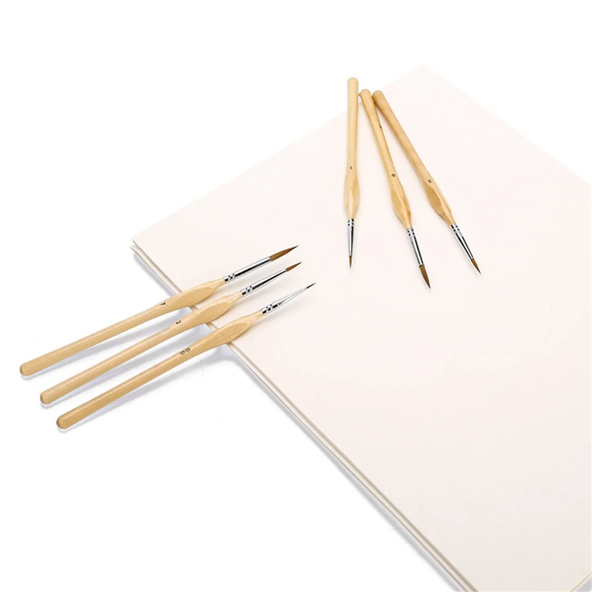 ABJG-11Pcs Paint Brush Set, Miniature Detail Brush for Oil, Acrylic, Watercolor and Gouache, Nylon
ABJG-11Pcs Paint Brush Set, Miniature Detail Brush for Oil, Acrylic, Watercolor and Gouache, Nylon