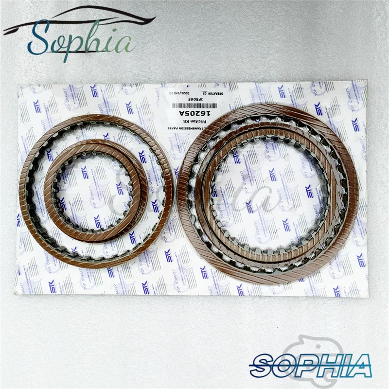 JF506E RE5F01A 09A 09B Transmission Friction Plate Repair Kit 16205A for Nissan Mitsubishi Mazda VW Audi Ford
JF506E RE5F01A 09A 09B Transmission Friction Plate Repair Kit 16205A for Nissan Mitsubishi Mazda VW Audi Ford