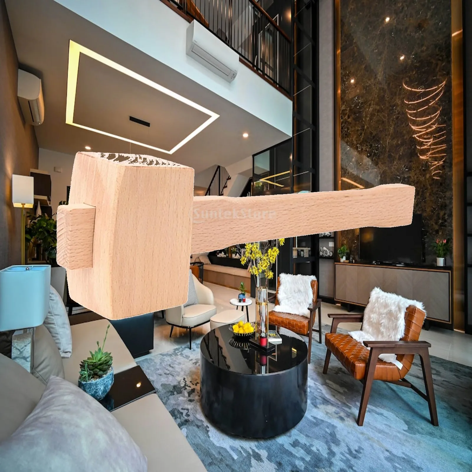 Wooden Mallet with Ice Crusher Function, Non-slip, Multifunctional, Lightweight, Ideal for Carpentry And .
Wooden Mallet with Ice Crusher Function, Non-slip, Multifunctional, Lightweight, Ideal for Carpentry And .