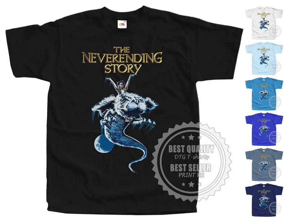The Neverending Story T SHIRT V5 Movie Poster Colors BLACK All Sizes S to 5XL
The Neverending Story T SHIRT V5 Movie Poster Colors BLACK All Sizes S to 5XL