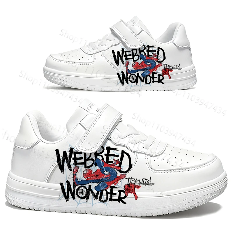 New Hot Selling Spider Man Children White Shoes Four Season Breathable Boys Girls Trend Soft Sports Shoes Gift Ships in 24
New Hot Selling Spider Man Children White Shoes Four Season Breathable Boys Girls Trend Soft Sports Shoes Gift Ships in 24