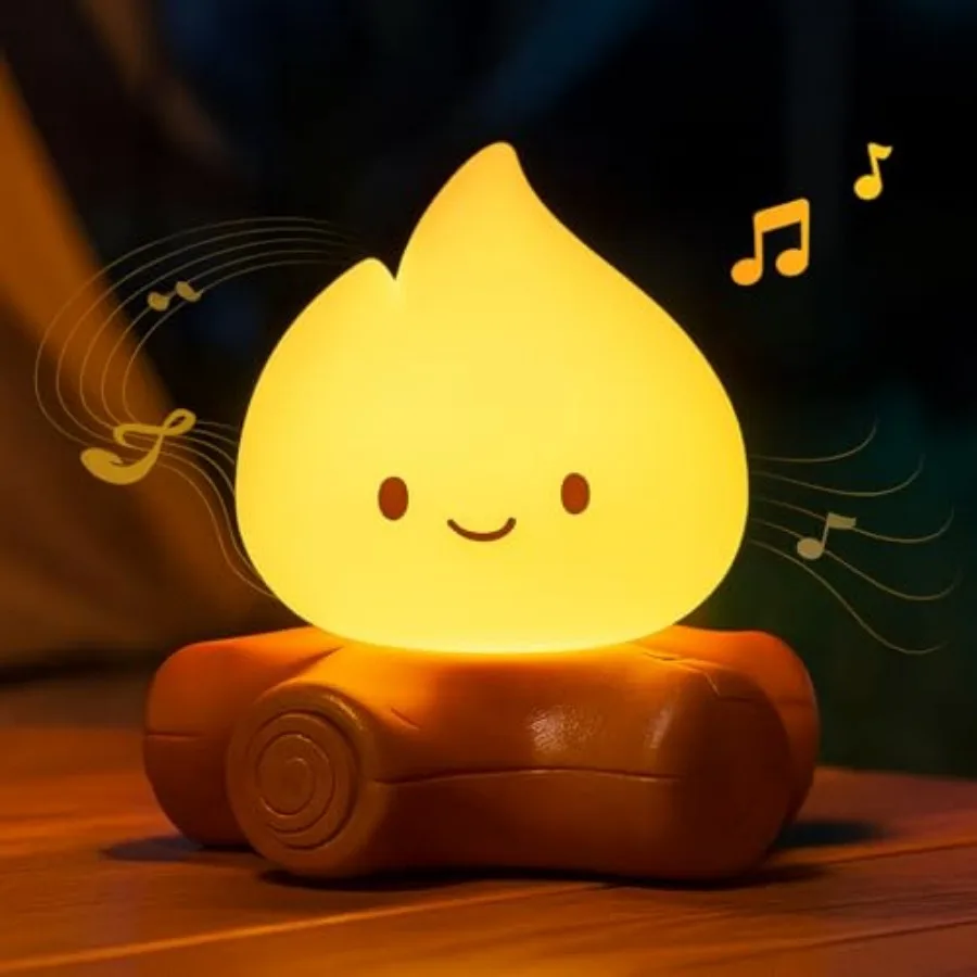 Table Decorations, Campfire Night Light, USB Rechargeable Flame Lamp with White Noise, Silicone Cute and Funny Night Light for,
Table Decorations, Campfire Night Light, USB Rechargeable Flame Lamp with White Noise, Silicone Cute and Funny Night Light for,