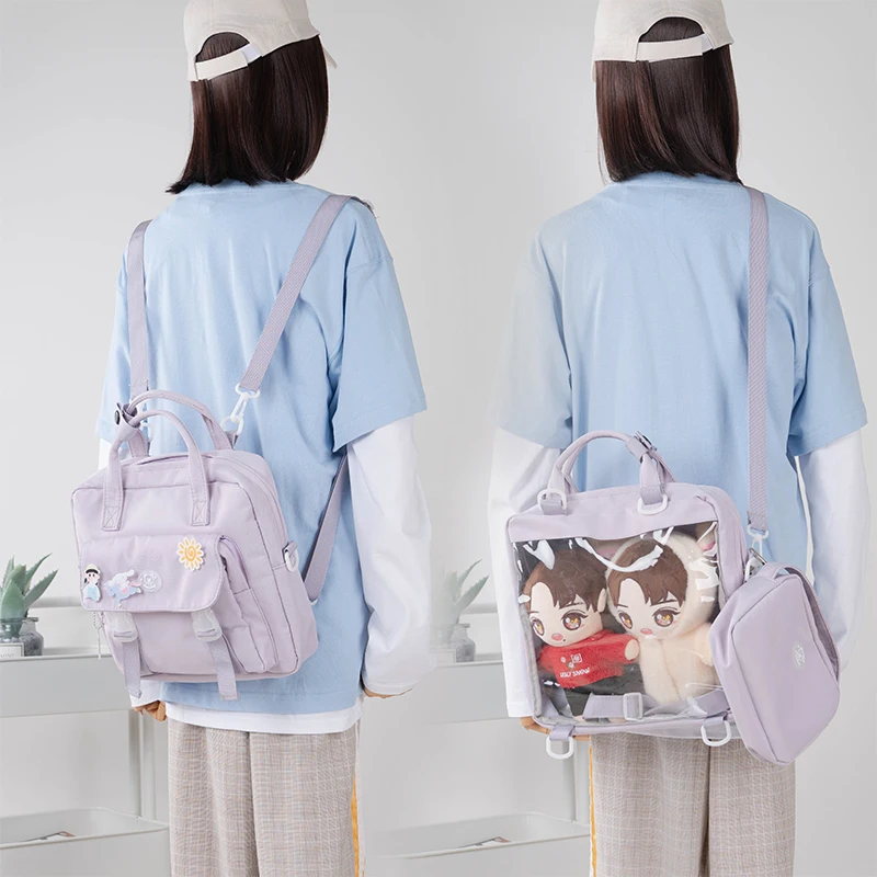 Японский стиль, свежий Ita Mochila, многофункциональная сумка Mochilas Mujer для девочек-подростков, рюкзак через плечо, милые крутые сумки для женщин
Японский стиль, свежий Ita Mochila, многофункциональная сумка Mochilas Mujer для девочек-подростков, рюкзак через плечо, милые крутые сумки для женщин