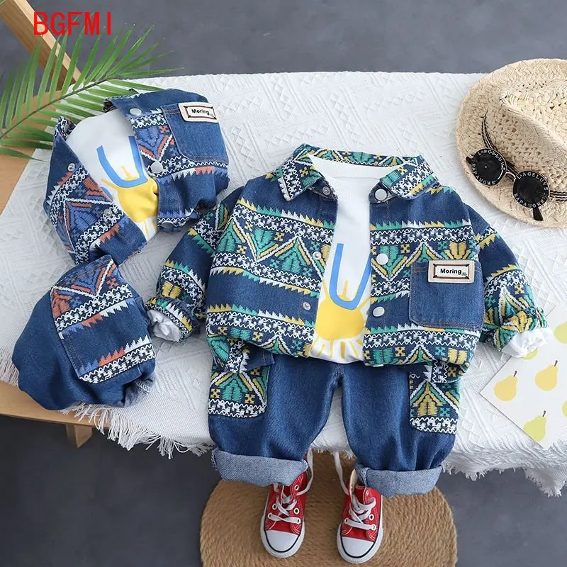 2-10Y Spring Fall Outerwear Fashion Baby Girl Denim Children's Clothes Jacket +pant 2PCS set Kid clothes boys Jean Clothing Suit
2-10Y Spring Fall Outerwear Fashion Baby Girl Denim Children's Clothes Jacket +pant 2PCS set Kid clothes boys Jean Clothing Suit
