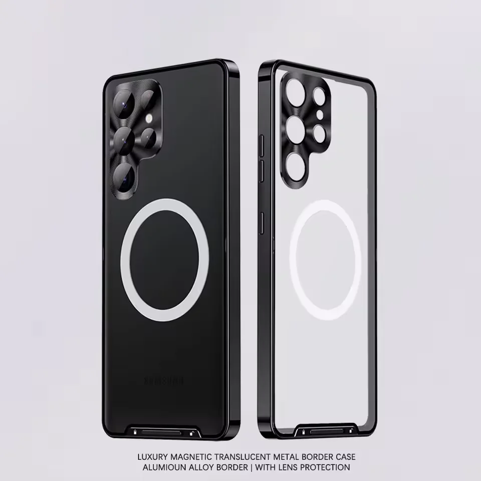 Magnetic Frosted Case For Samsung Galaxy S25 Ultra Plus S25Plus With Lens Protection Aluminum Alloy Border Cover For Magsafe
Magnetic Frosted Case For Samsung Galaxy S25 Ultra Plus S25Plus With Lens Protection Aluminum Alloy Border Cover For Magsafe