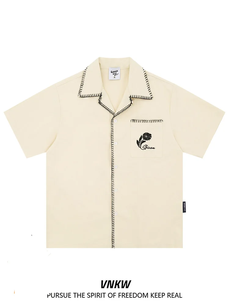 Повседневная свободная ort Sve irt Мужская женская летняя дышащая хлопковая вышивка с цветочным принтом для пар Sle f Sve Ja...
Повседневная свободная ort Sve irt Мужская женская летняя дышащая хлопковая вышивка с цветочным принтом для пар Sle f Sve Ja...