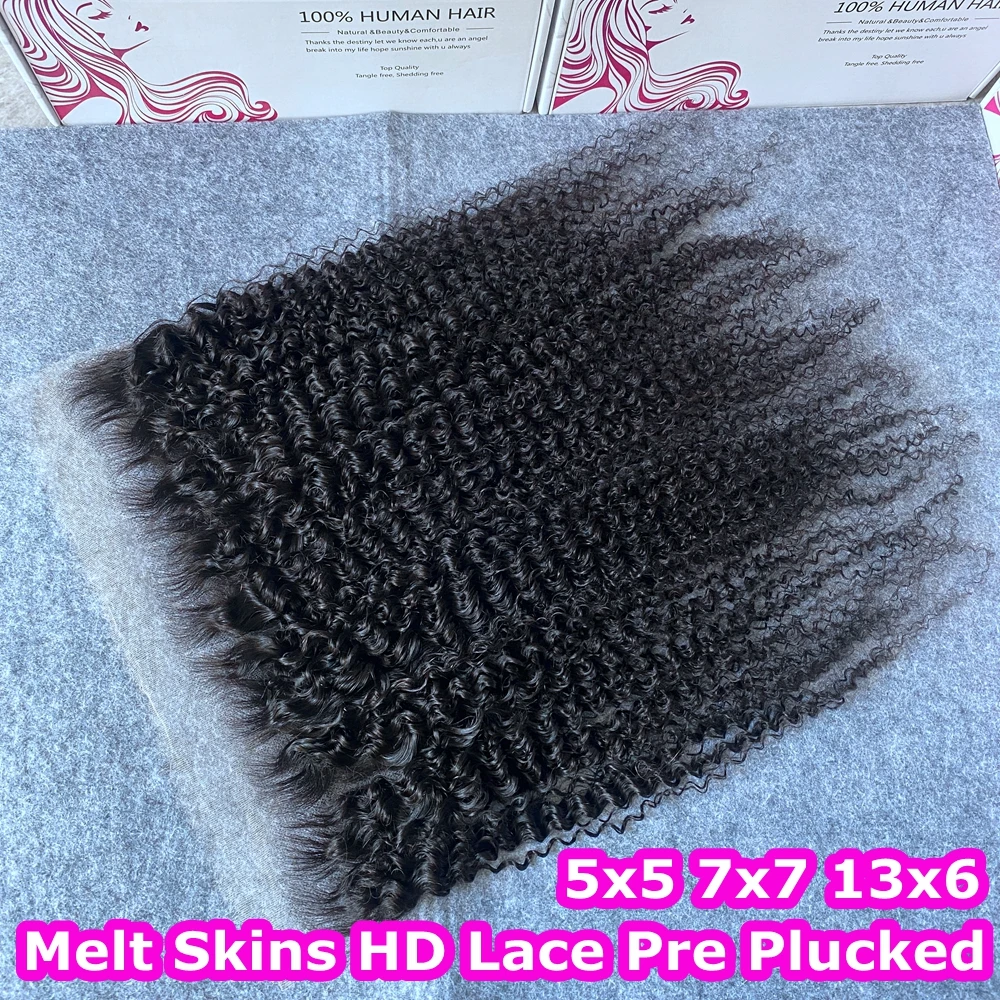 Afro Kinky Curly 5x5 6X6 HD Lace Closure Only Afro Curly Hair Melt Skins PrePlucked Hairline Invisible 13x4 13x6 HD Lace Frontal
Afro Kinky Curly 5x5 6X6 HD Lace Closure Only Afro Curly Hair Melt Skins PrePlucked Hairline Invisible 13x4 13x6 HD Lace Frontal