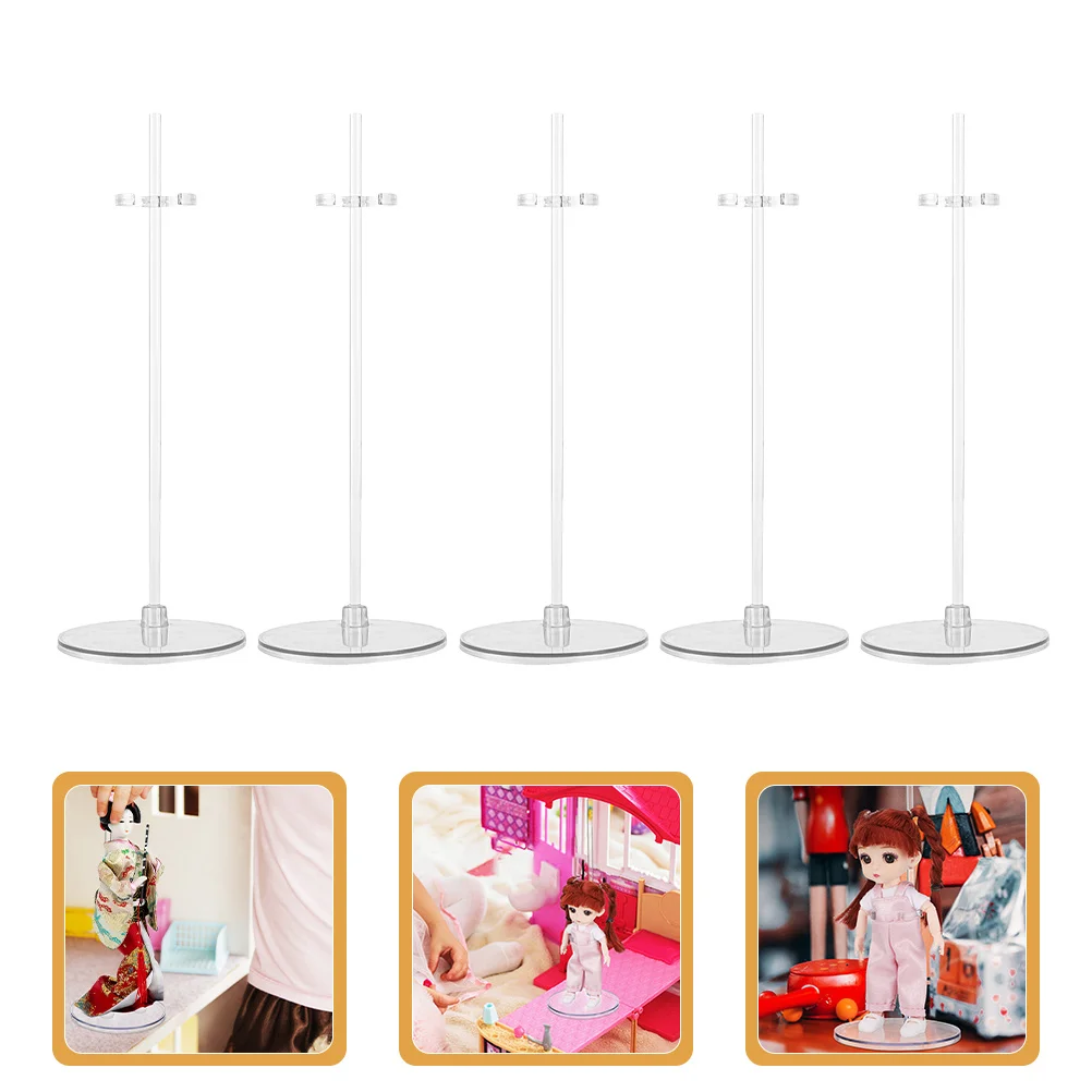 5Pcs Stand Display Holder for 30cm Bjd Waist Clamp Support Stable Display Rack Accessories Mini Figure Holder 
5Pcs Stand Display Holder for 30cm Bjd Waist Clamp Support Stable Display Rack Accessories Mini Figure Holder