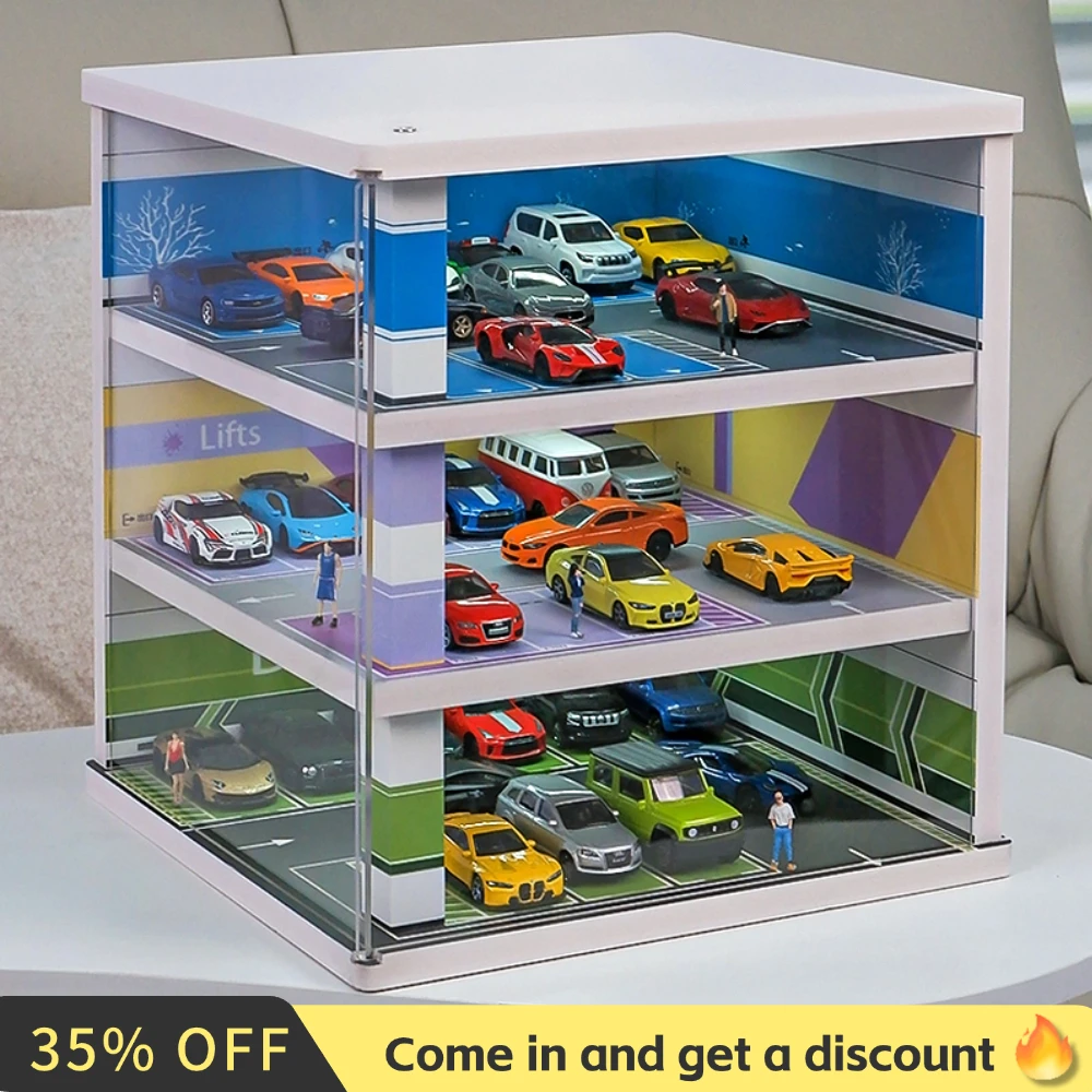 1/64 Miniaturized Car Park Scene LED Light Display Box with Dust Cover Model Collection Display Gifts for Adults and Teenagers
1/64 Miniaturized Car Park Scene LED Light Display Box with Dust Cover Model Collection Display Gifts for Adults and Teenagers