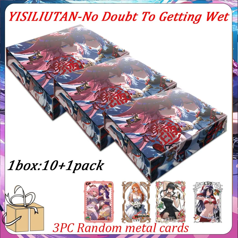 New YisiliuTan NO DOUBT TO GETTING WET Card Anime Waifu Sexy Girl Party Swimsuit Bikini Feast Booster Box Doujin Toy Hobby Gift
New YisiliuTan NO DOUBT TO GETTING WET Card Anime Waifu Sexy Girl Party Swimsuit Bikini Feast Booster Box Doujin Toy Hobby Gift