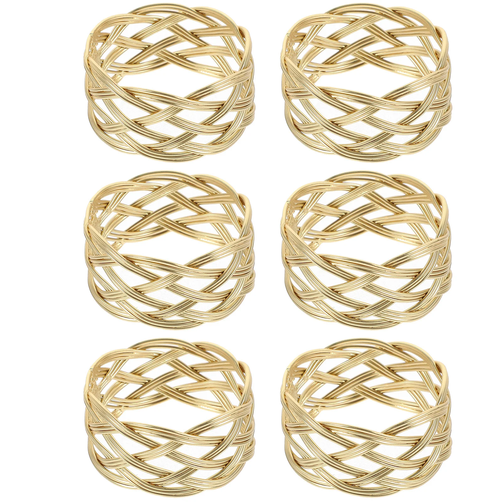 6Pcs Delicate Napkin Holders Creative Dining Decors for Family Gatherings Festivals Metal Mesh Napkin Ring Dinner Table Decor
6Pcs Delicate Napkin Holders Creative Dining Decors for Family Gatherings Festivals Metal Mesh Napkin Ring Dinner Table Decor