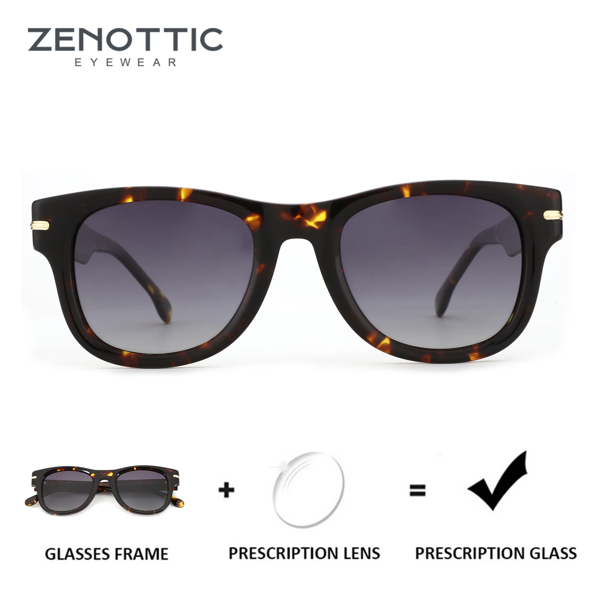 ZENOTTIC(S Size)Stylish Acetate Square Prescription Sunglasses For Men Progressive UV400 Polarized Optical Sun Glasses
ZENOTTIC(S Size)Stylish Acetate Square Prescription Sunglasses For Men Progressive UV400 Polarized Optical Sun Glasses