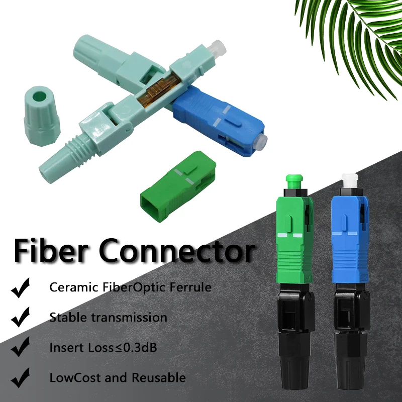 SC APC/UPC полевая сборка встроенный оптический разъем FTTH инструмент холодный разъем SC UPC волоконно-оптический Быстрый разъем
SC APC/UPC полевая сборка встроенный оптический разъем FTTH инструмент холодный разъем SC UPC волоконно-оптический Быстрый разъем