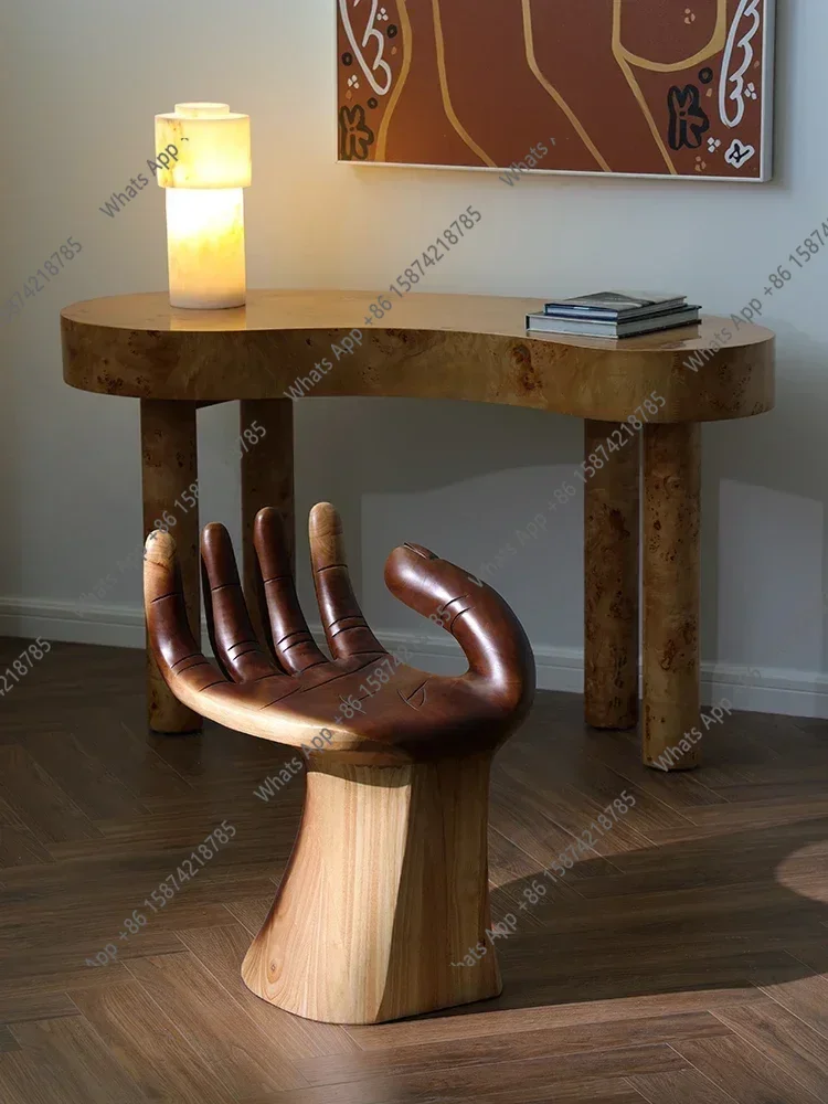 Ручной стул Стул из массива дерева, одиночный стул в стиле ретро, художественный дизайн, стулья для гардеробной и юмористики, стулья для гостиной
Ручной стул Стул из массива дерева, одиночный стул в стиле ретро, художественный дизайн, стулья для гардеробной и юмористики, стулья для гостиной