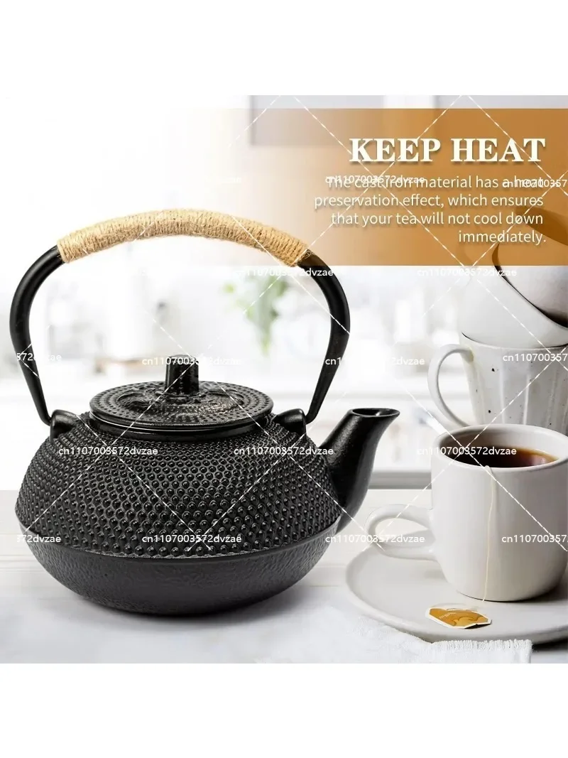 Enameled Interior Cast Iron Teapot 600/900/1200ML Tea Kettle for Boiling Water Iron Tea Pot Home Decor
Enameled Interior Cast Iron Teapot 600/900/1200ML Tea Kettle for Boiling Water Iron Tea Pot Home Decor