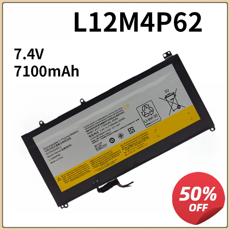 L12M4P62 L12L4P62 Laptop Battery For Lenovo IdeaPad U330 U430 U430P U530 U530P U330T 2ICP6/55/85-2 121500163 121500200 7.4V 52Wh
L12M4P62 L12L4P62 Laptop Battery For Lenovo IdeaPad U330 U430 U430P U530 U530P U330T 2ICP6/55/85-2 121500163 121500200 7.4V 52Wh