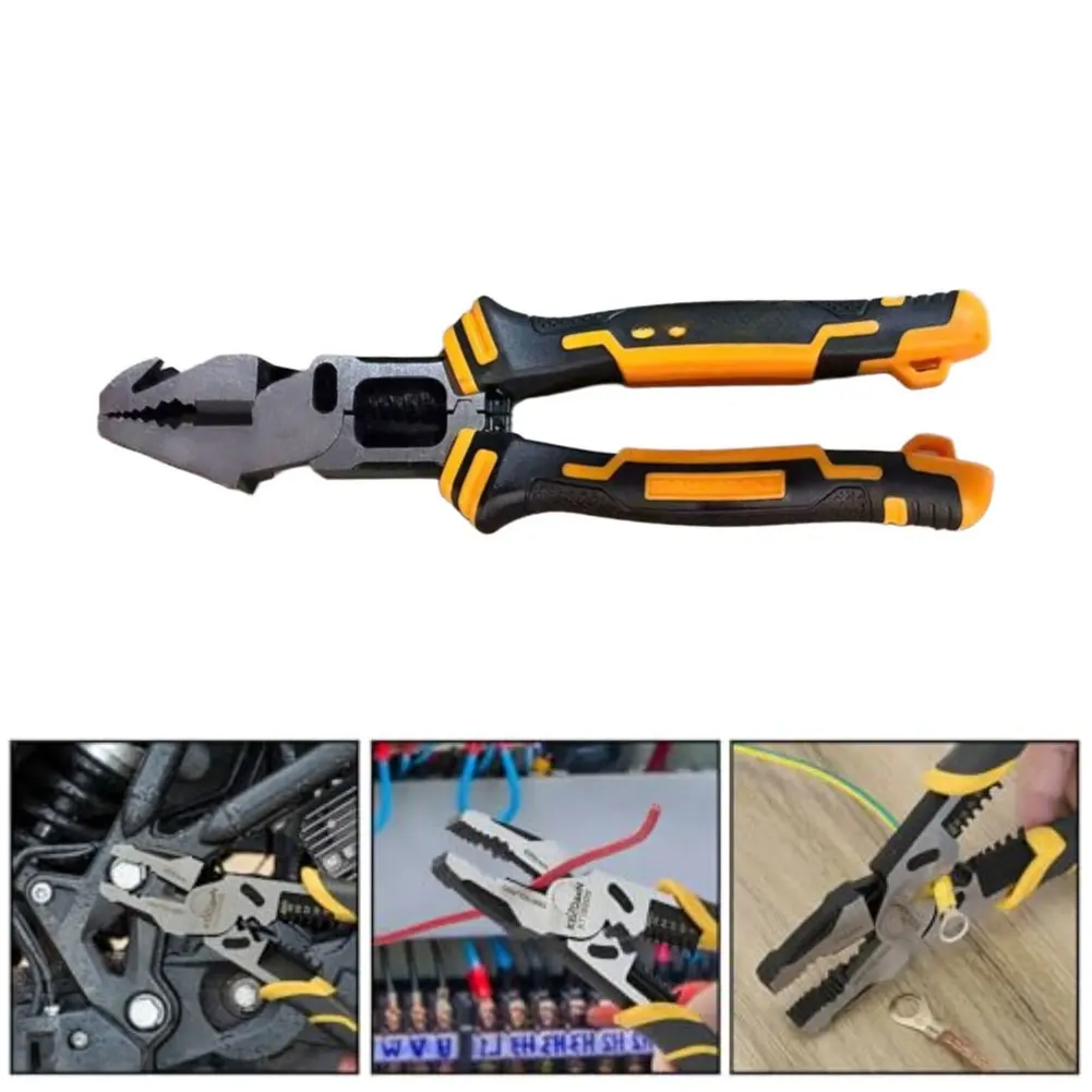 Многофункциональные кусачки для проводов, комбинированные плоскогубцы, щипцы для зачистки проводов, щипцы для захвата, обжимные клещи
Многофункциональные кусачки для проводов, комбинированные плоскогубцы, щипцы для зачистки проводов, щипцы для захвата, обжимные клещи