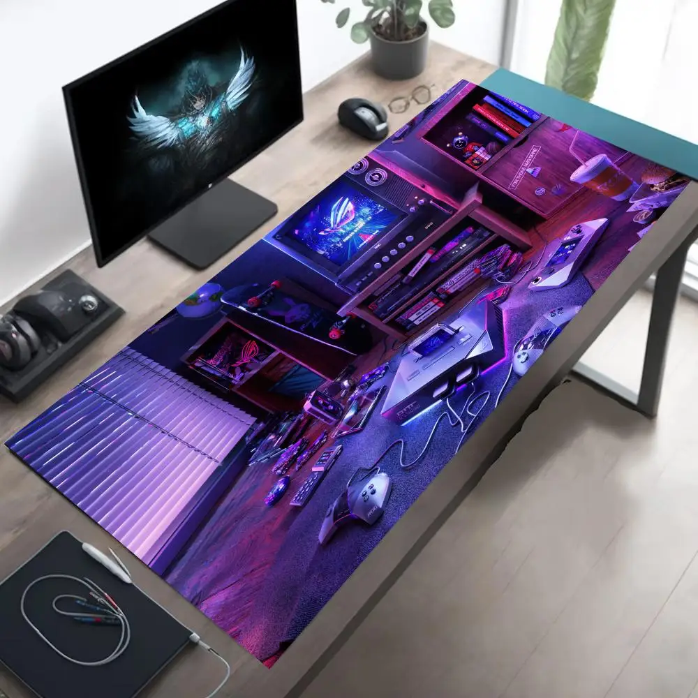 Retro game room design Mouse Pad XXL Mousepad Computer Keyboard MouseMat Gamer Soft Office Carpet Table Mat Desktop Desk Pads
Retro game room design Mouse Pad XXL Mousepad Computer Keyboard MouseMat Gamer Soft Office Carpet Table Mat Desktop Desk Pads
