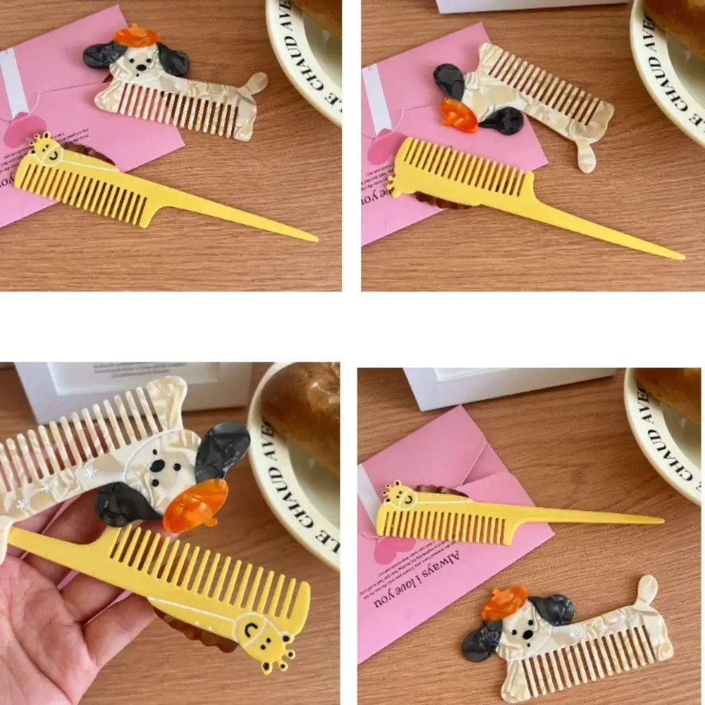 Pointed Tail Comb Tulip Acetate Comb Cartoon Animal Makeup Comb Wide Toothed Fruit Hairdressing Combs Household
Pointed Tail Comb Tulip Acetate Comb Cartoon Animal Makeup Comb Wide Toothed Fruit Hairdressing Combs Household