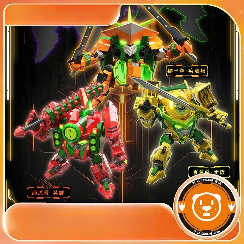 AULDEY Guobao Special Attack, Master Machine, Banana Zun, Watermelon Zun, Coconut Zun, Сборка, Меха, Модель
AULDEY Guobao Special Attack, Master Machine, Banana Zun, Watermelon Zun, Coconut Zun, Сборка, Меха, Модель