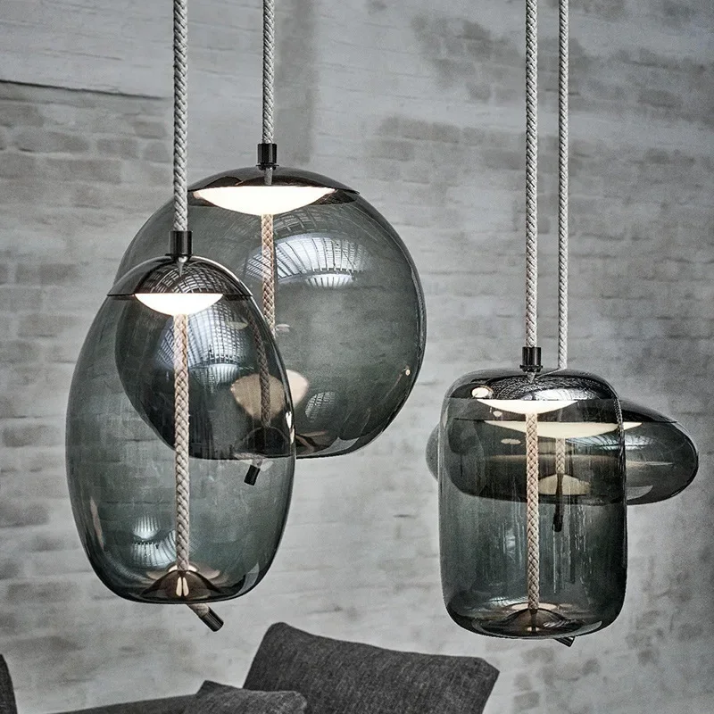 Modern Home Decoration Pendant Lamp Designer Hemp Rope Glass Led Lights Nordic Living Room for Dining Bedroom Salon Chandeliers
Modern Home Decoration Pendant Lamp Designer Hemp Rope Glass Led Lights Nordic Living Room for Dining Bedroom Salon Chandeliers