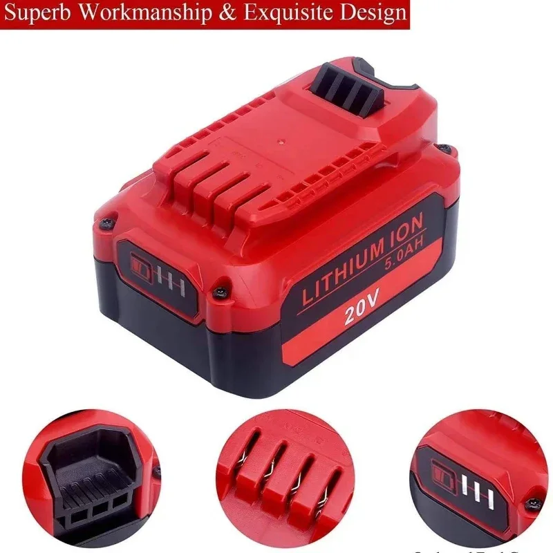 6000 мАч для Craftsman 20 В CMCB201 CMCB202 CMCB204 CMCB205 CMCB206 CMCF900B CMCBL720D2 CMCS600B CMCE500B аккумулятор для электроинструментов
6000 мАч для Craftsman 20 В CMCB201 CMCB202 CMCB204 CMCB205 CMCB206 CMCF900B CMCBL720D2 CMCS600B CMCE500B аккумулятор для электроинструментов