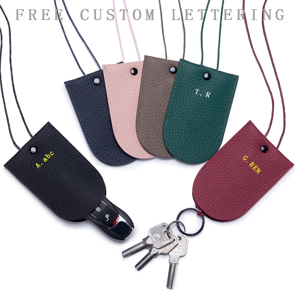 Genuine leather neck halter key bag 2025 new top layer cowhide simple pull storage key bag free initial personal fashion key bag
Genuine leather neck halter key bag 2025 new top layer cowhide simple pull storage key bag free initial personal fashion key bag