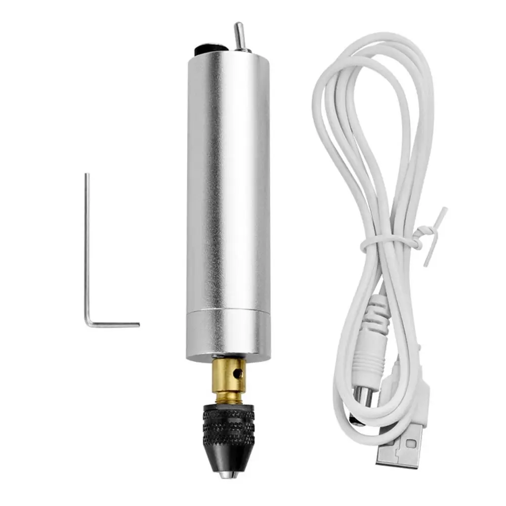 Multipurpose USB Mini Electric Grinder Portable DIY Tool Electric Carving Pen Aluminum Alloy Durable Hand Drill Carving
Multipurpose USB Mini Electric Grinder Portable DIY Tool Electric Carving Pen Aluminum Alloy Durable Hand Drill Carving