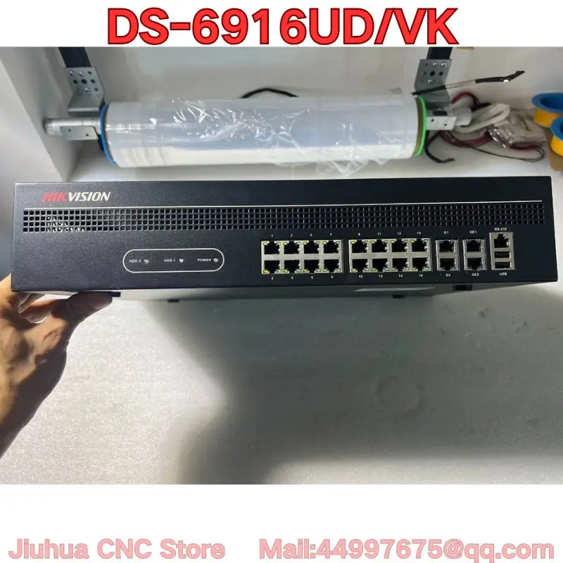 Бывший в употреблении 16-канальный функциональный тест декодера сверхвысокой четкости DS-6916UD/VK обычно 
Бывший в употреблении 16-канальный функциональный тест декодера сверхвысокой четкости DS-6916UD/VK обычно