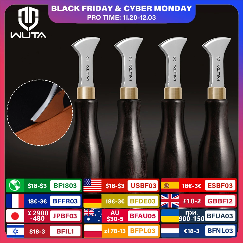 WUTA 1PC Высокое качество Профессиональная Кожа ремесло diy Инструменты для вырезания края Creaser из нержавеющей стали край украшения линии кожевенное ремесло инструменты
WUTA 1PC Высокое качество Профессиональная Кожа ремесло diy Инструменты для вырезания края Creaser из нержавеющей стали край украшения линии кожевенное ремесло инструменты